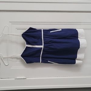 Urban Outfitters Dress- Navy with white trim